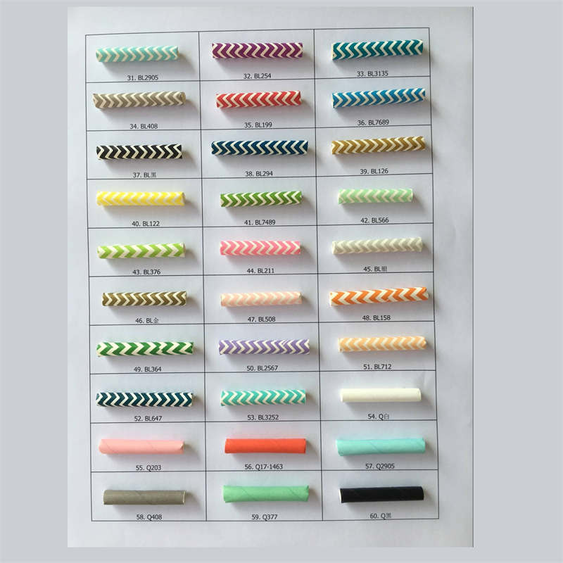 0.8mm Medio Compostable Bio Paper Straw