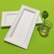 biodegradable Saccharum pulpam rectangulum laminam