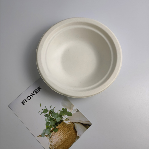 400ml Classical Sugarcane Bagasse Soup Crater