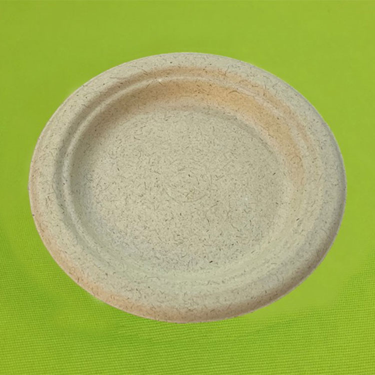 Natural Color Disposable Fibre Round Plate